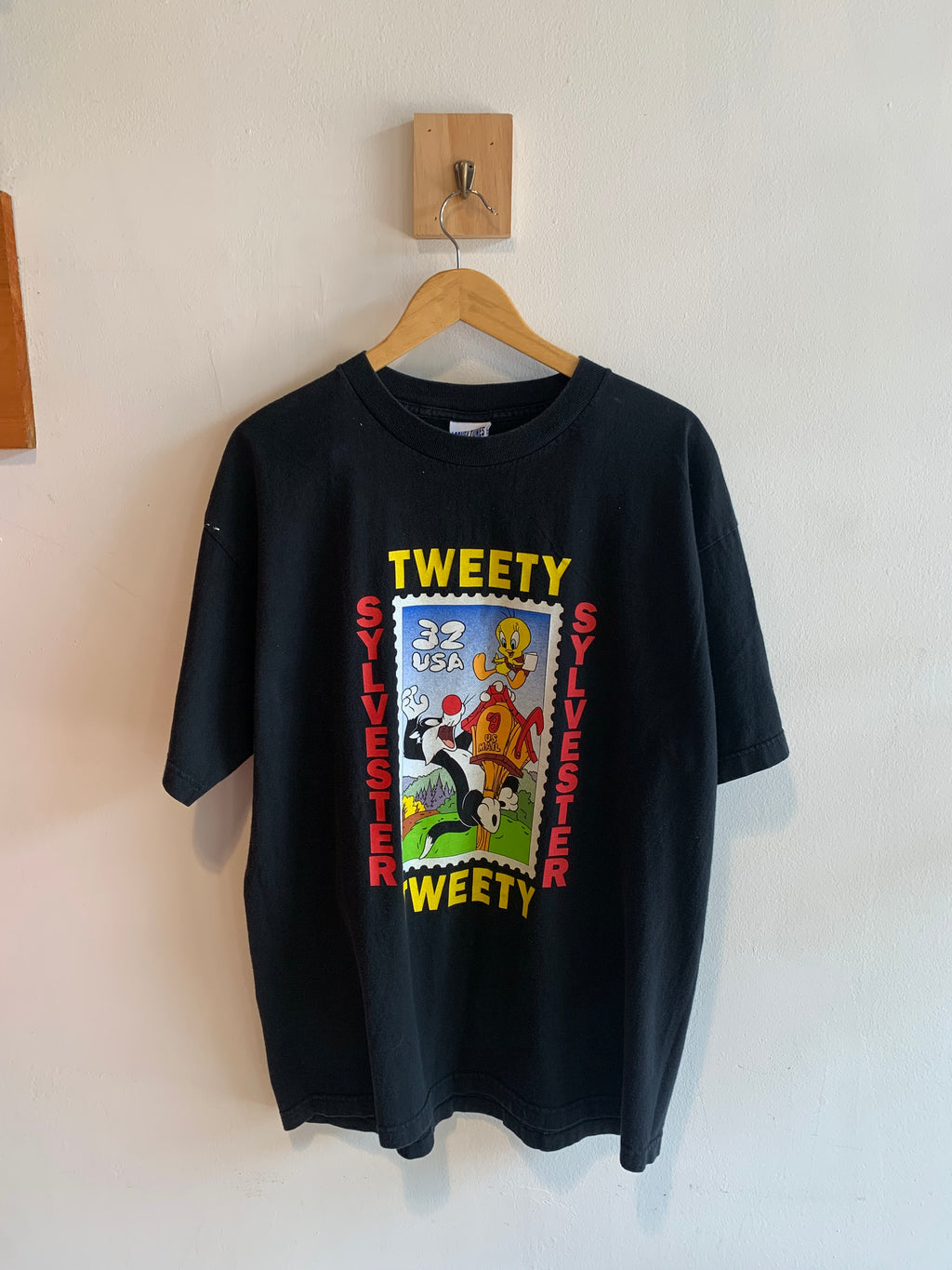 Vintage Tweety and Sylvester Stamp Tee