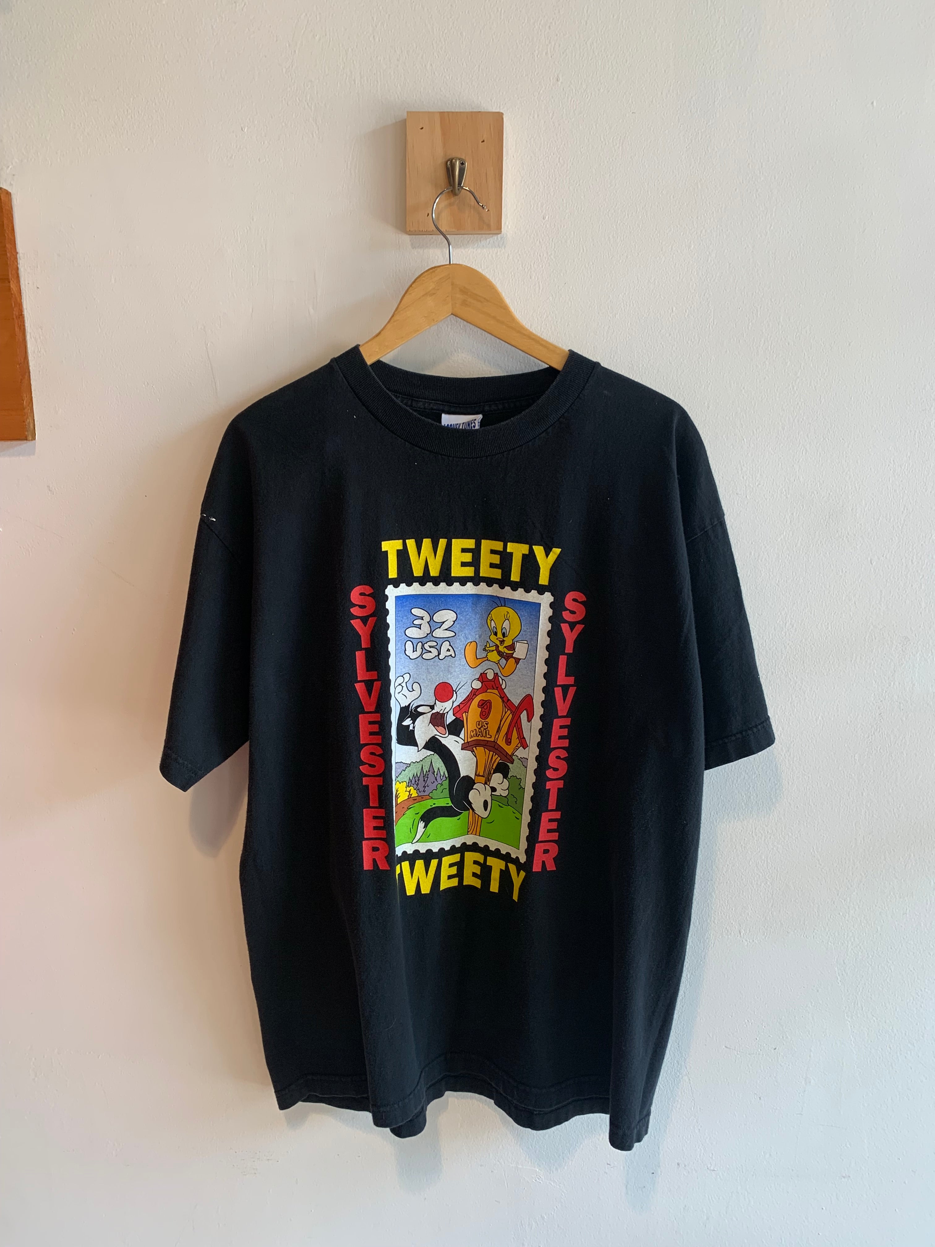 Vintage Tweety and Sylvester Stamp Tee