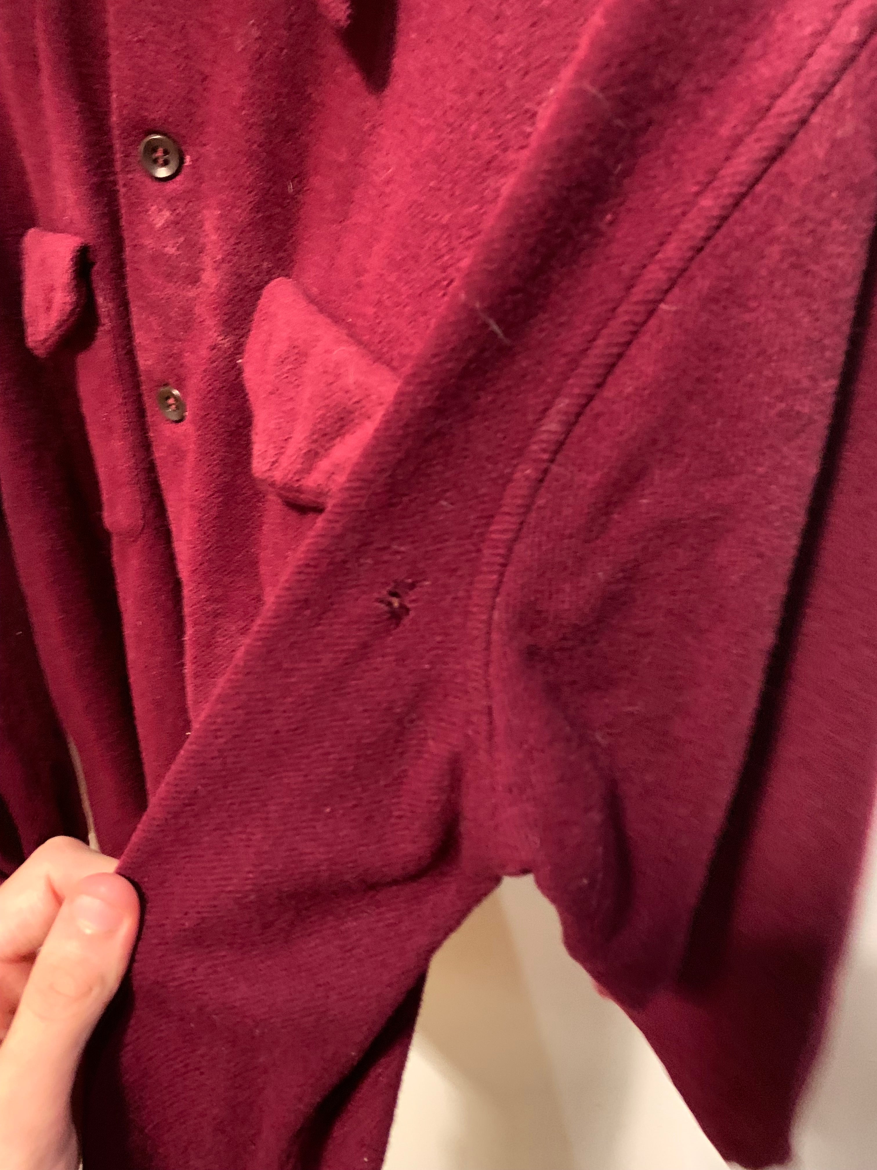60’s Wool Button Up Shirt