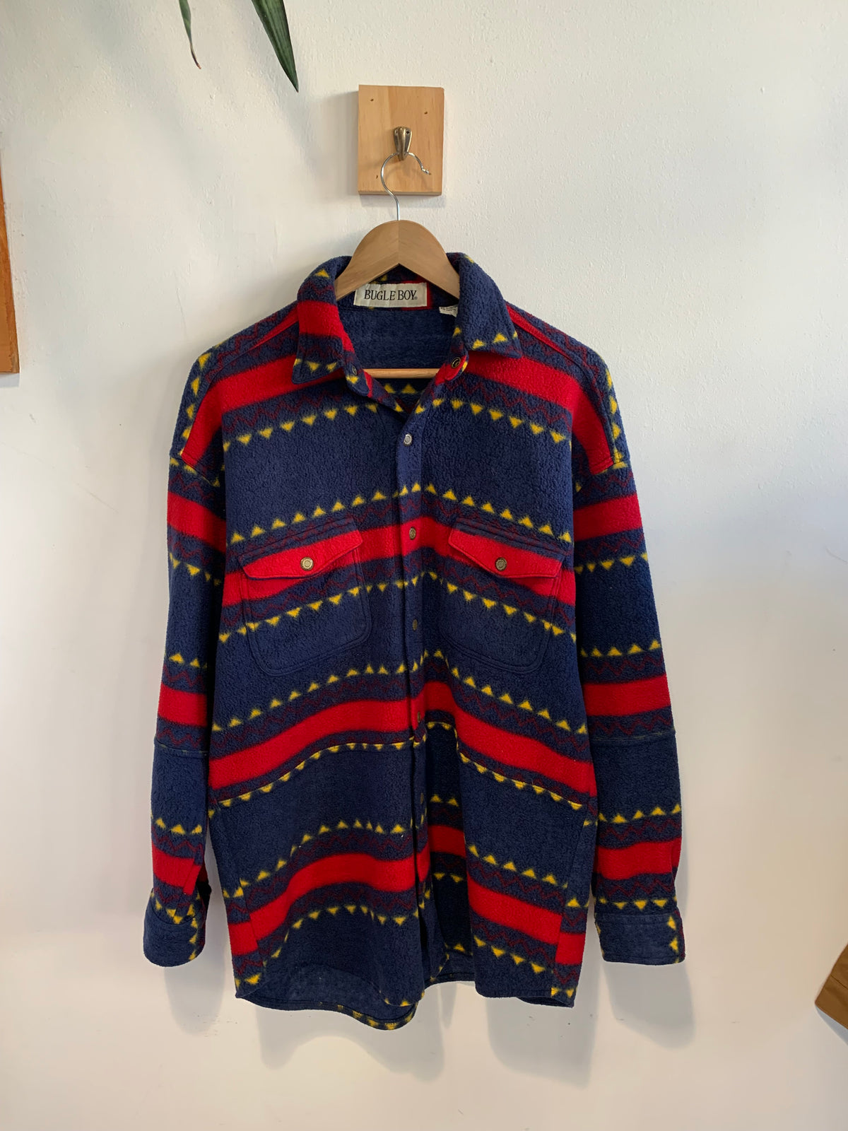 Bugle Boy Fleece Button Up Shirt
