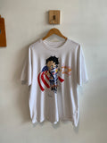Vintage Betty Boop Biker USA Tee