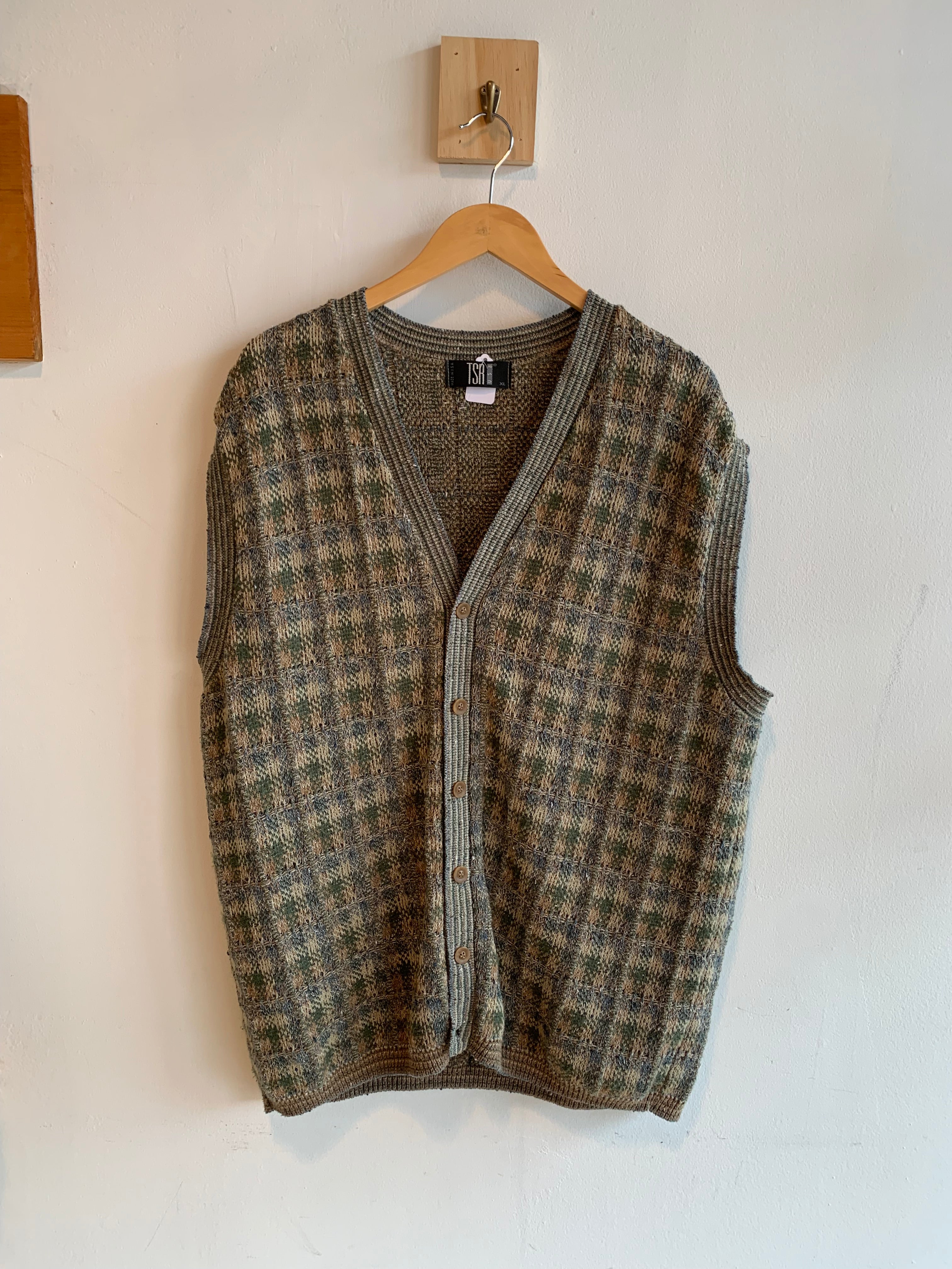 Vintage TSR USA Vest Sweater