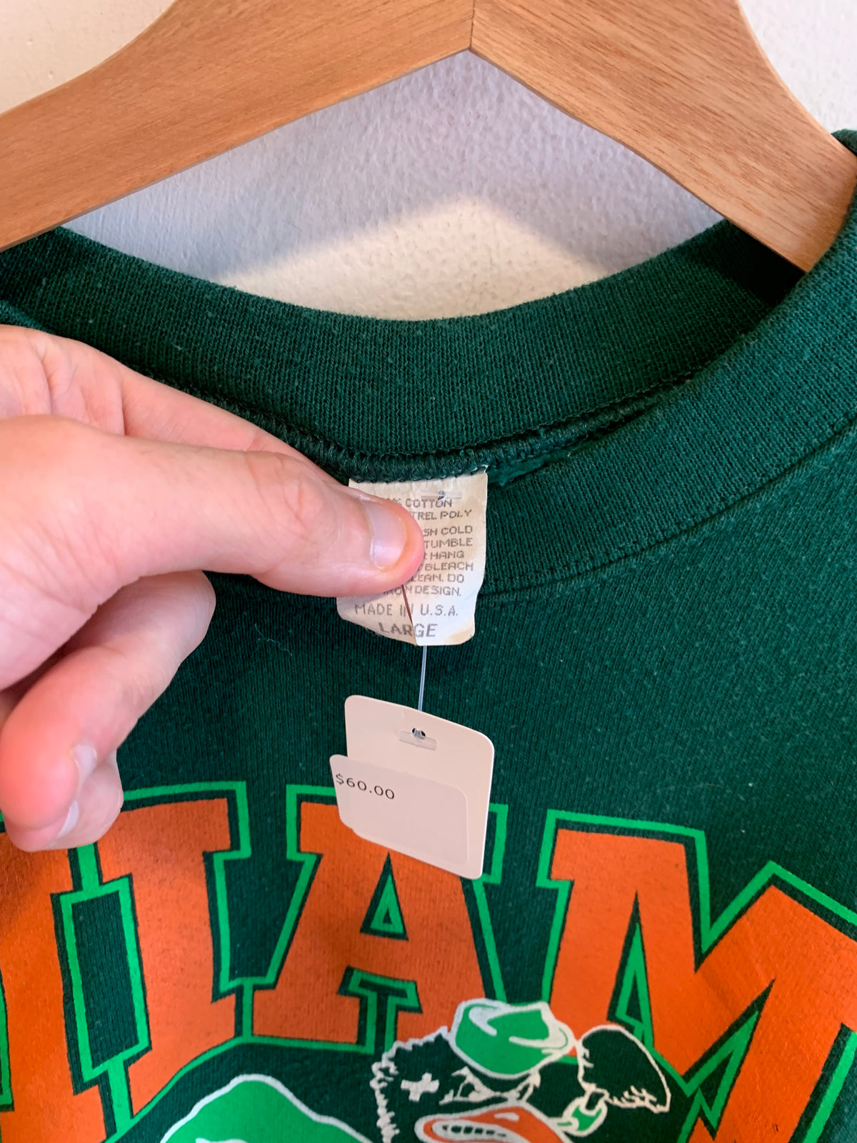 Vintage Miami Hurricanes Sweatshirt
