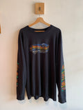 Faded Black Harley Davidson Ghost Rally Longsleeve Shirt