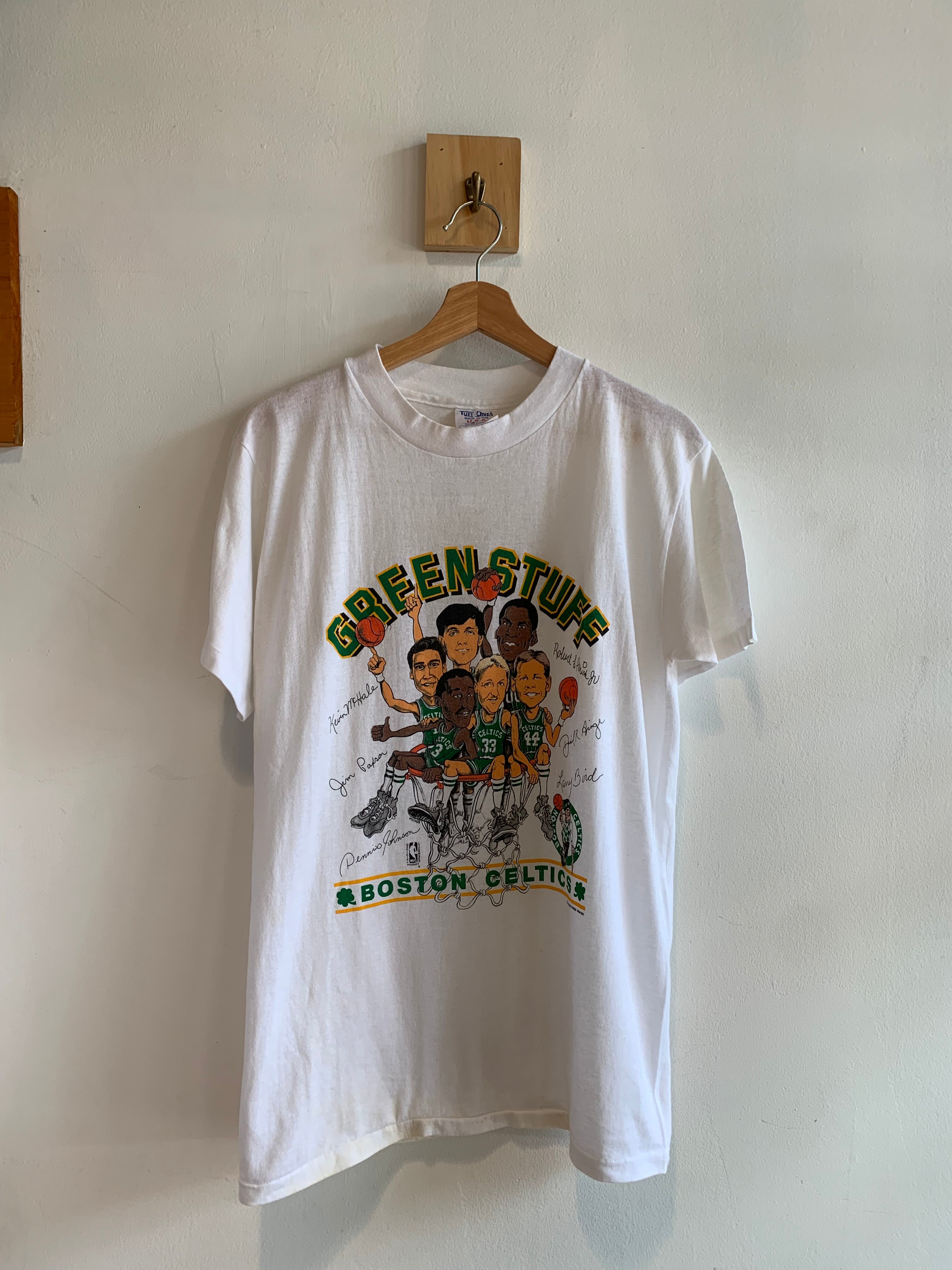 Vintage Salem Sportswear Boston Celtics "Green Stuff" T-Shirt