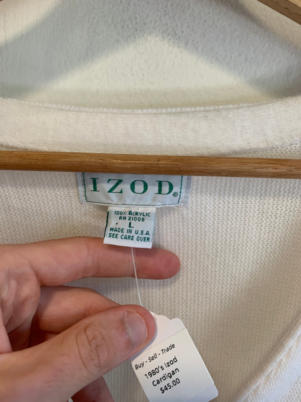 Vintage IZOD Cardigan