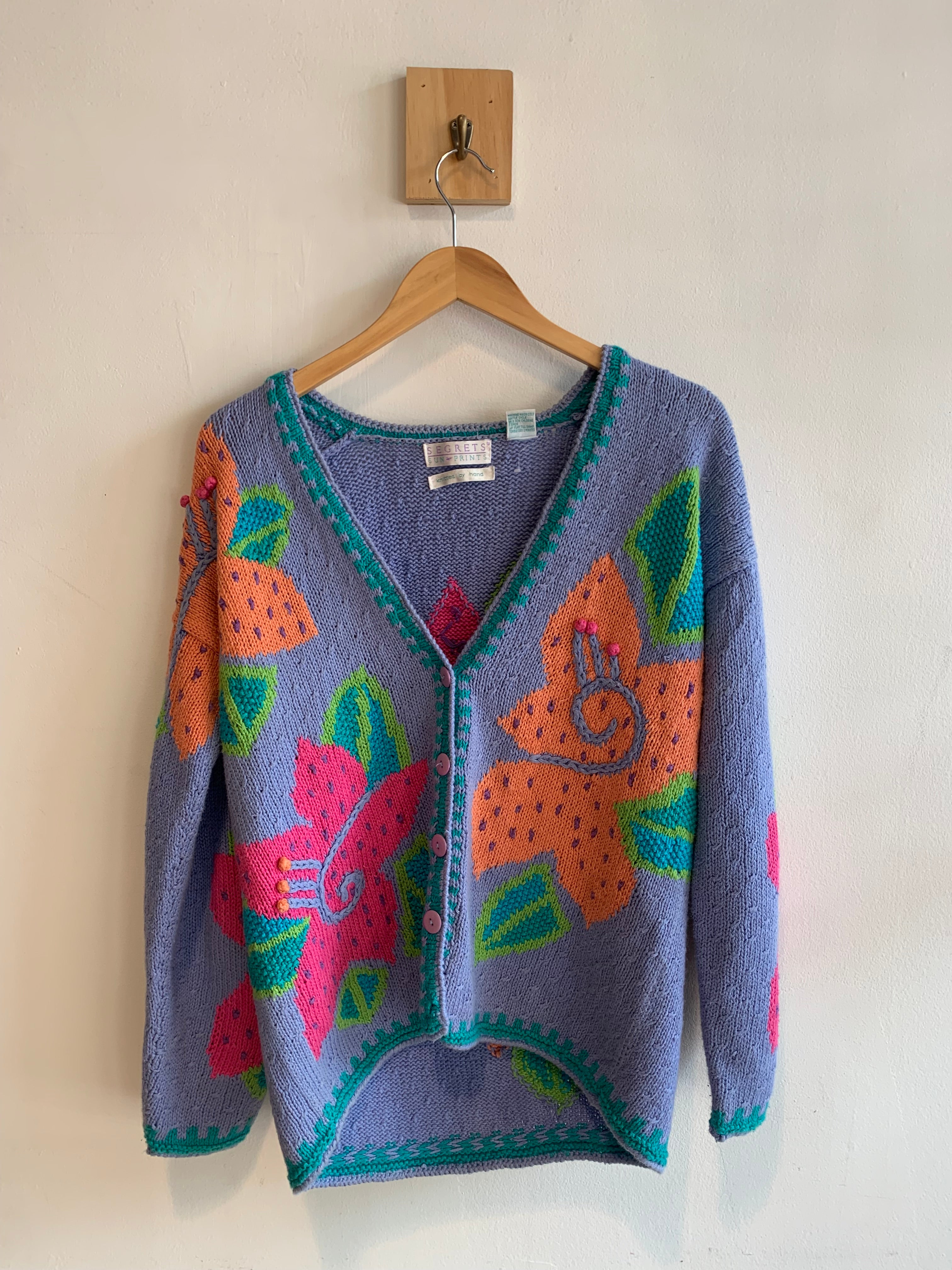 Vintage Segrets Hand Knit Cardigan