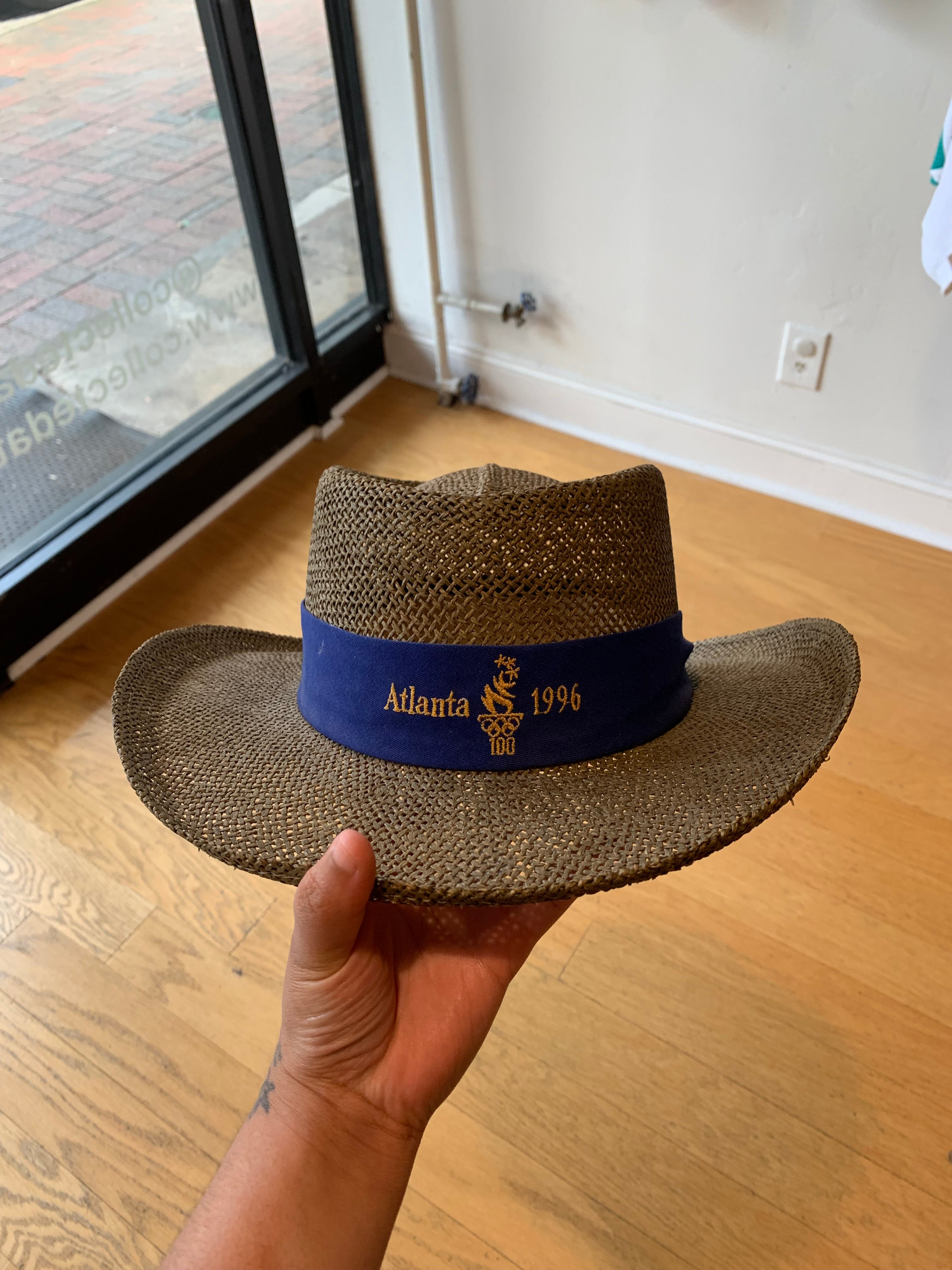 Vintage Hans Atlanta Olympics Straw Hat