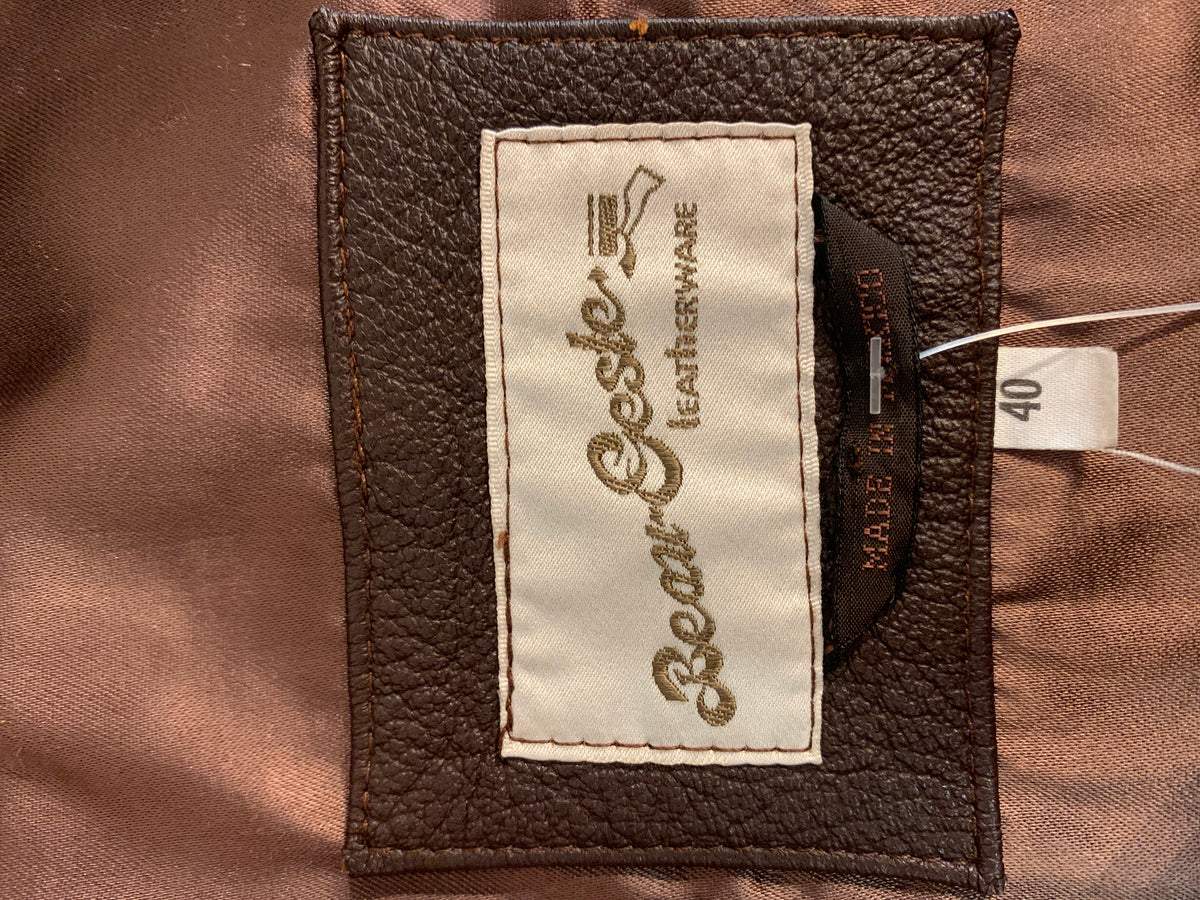 80’s Beau-Geste Leather Bomber