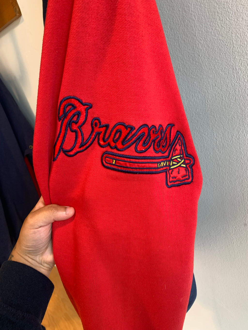 Vintage Diamond Collection Atlanta Braves Pullover Hoodie