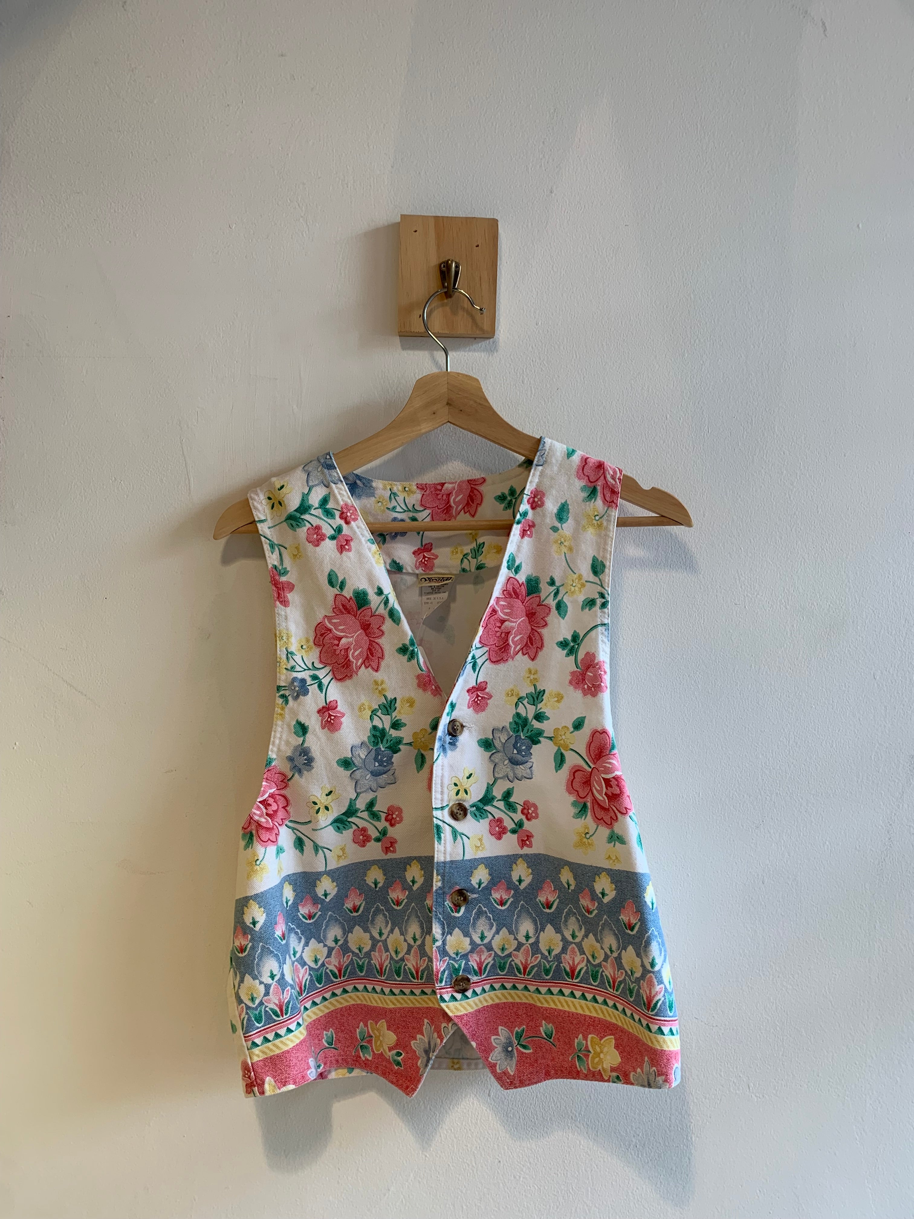 Vintage Floral Vest