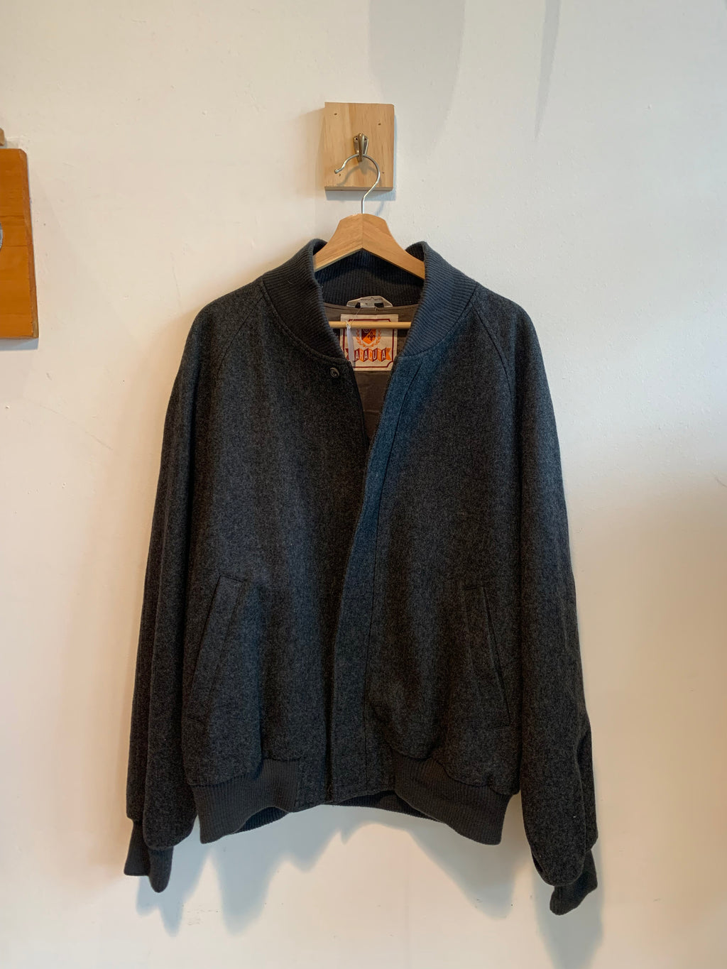 Vintage Baracuta Wool Bomber Jacket