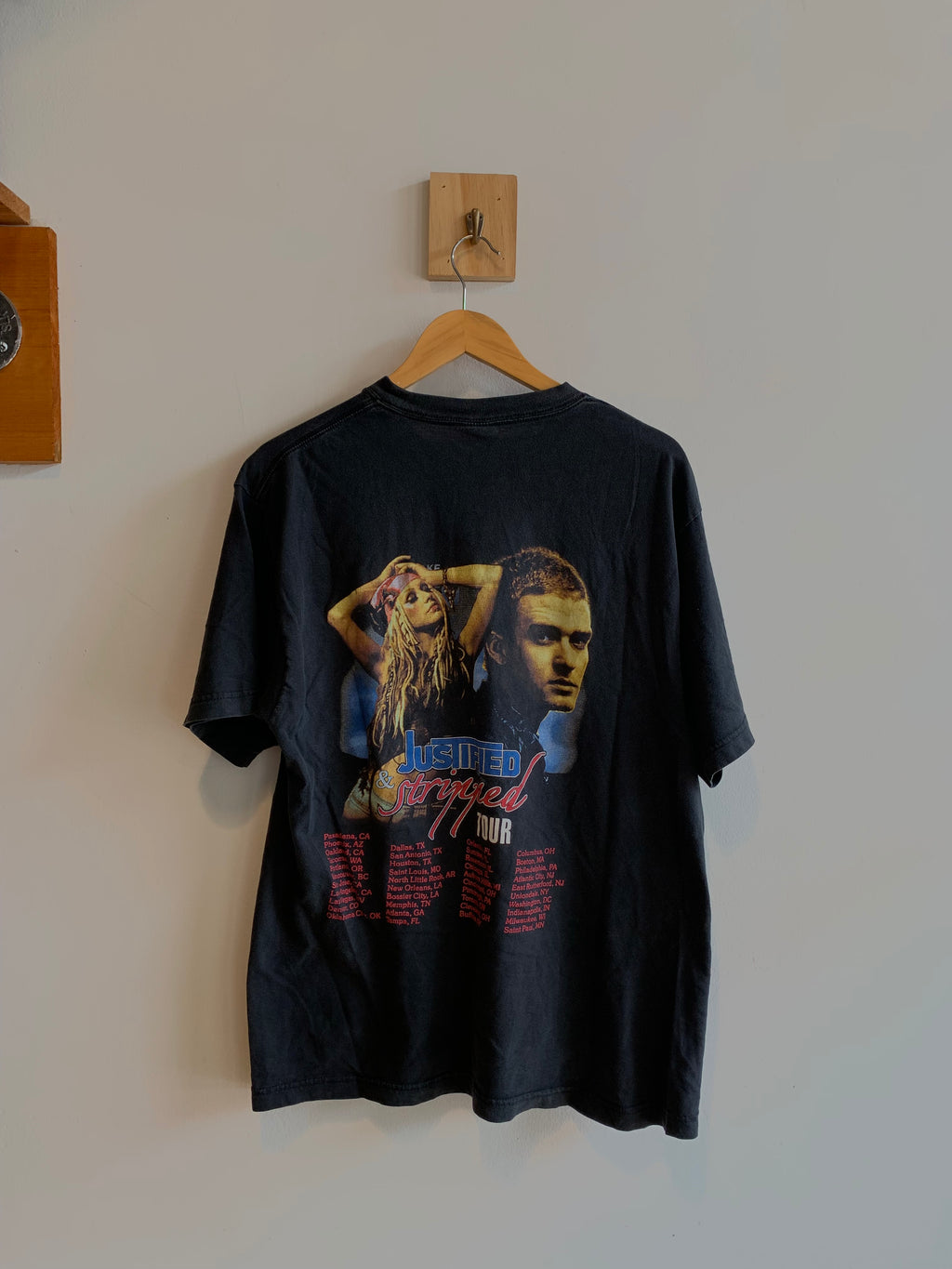 Vintage Justified & Stripped" Tour T-Shirt