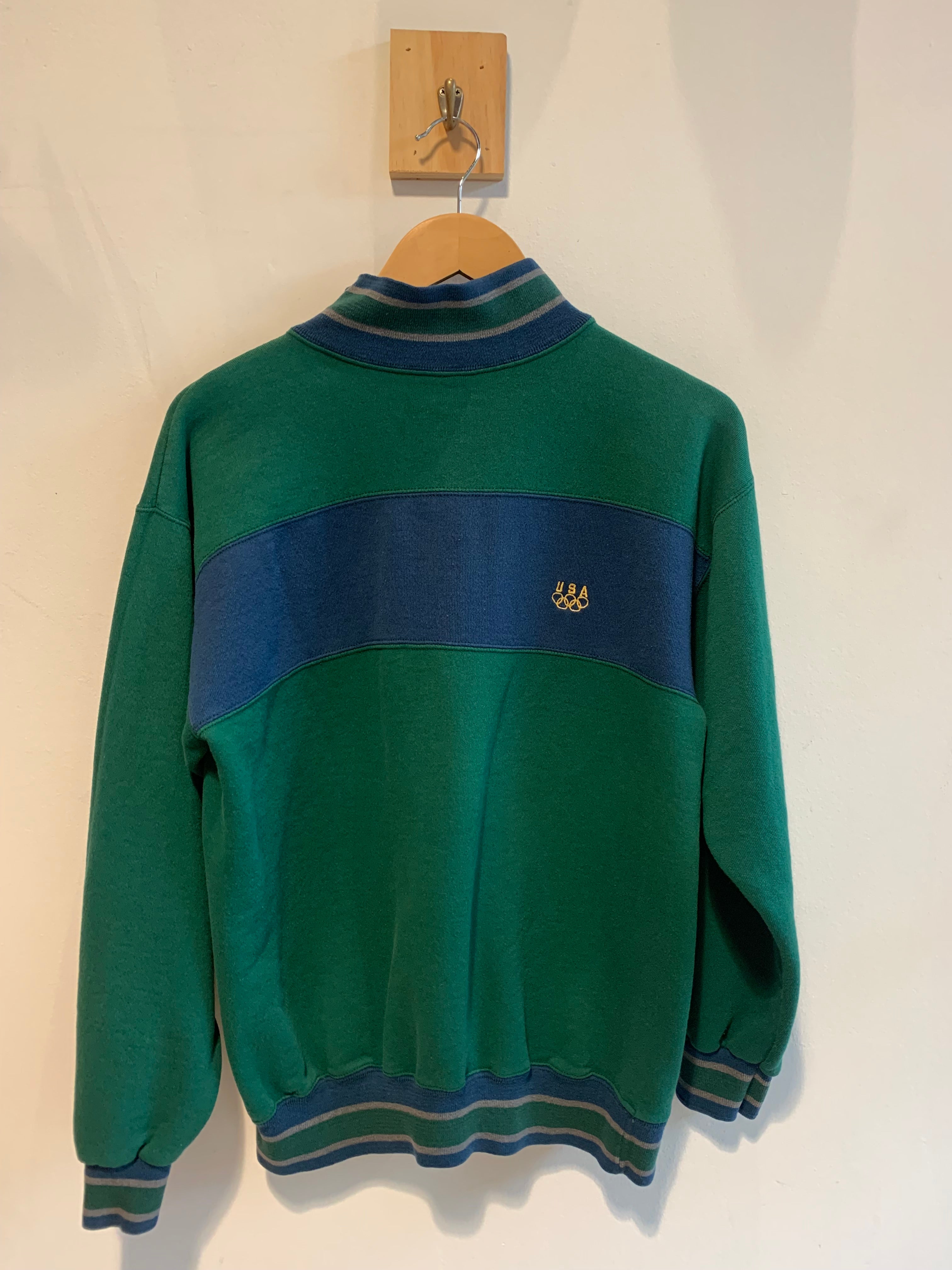 1990 USA Olympic mock neck sweater