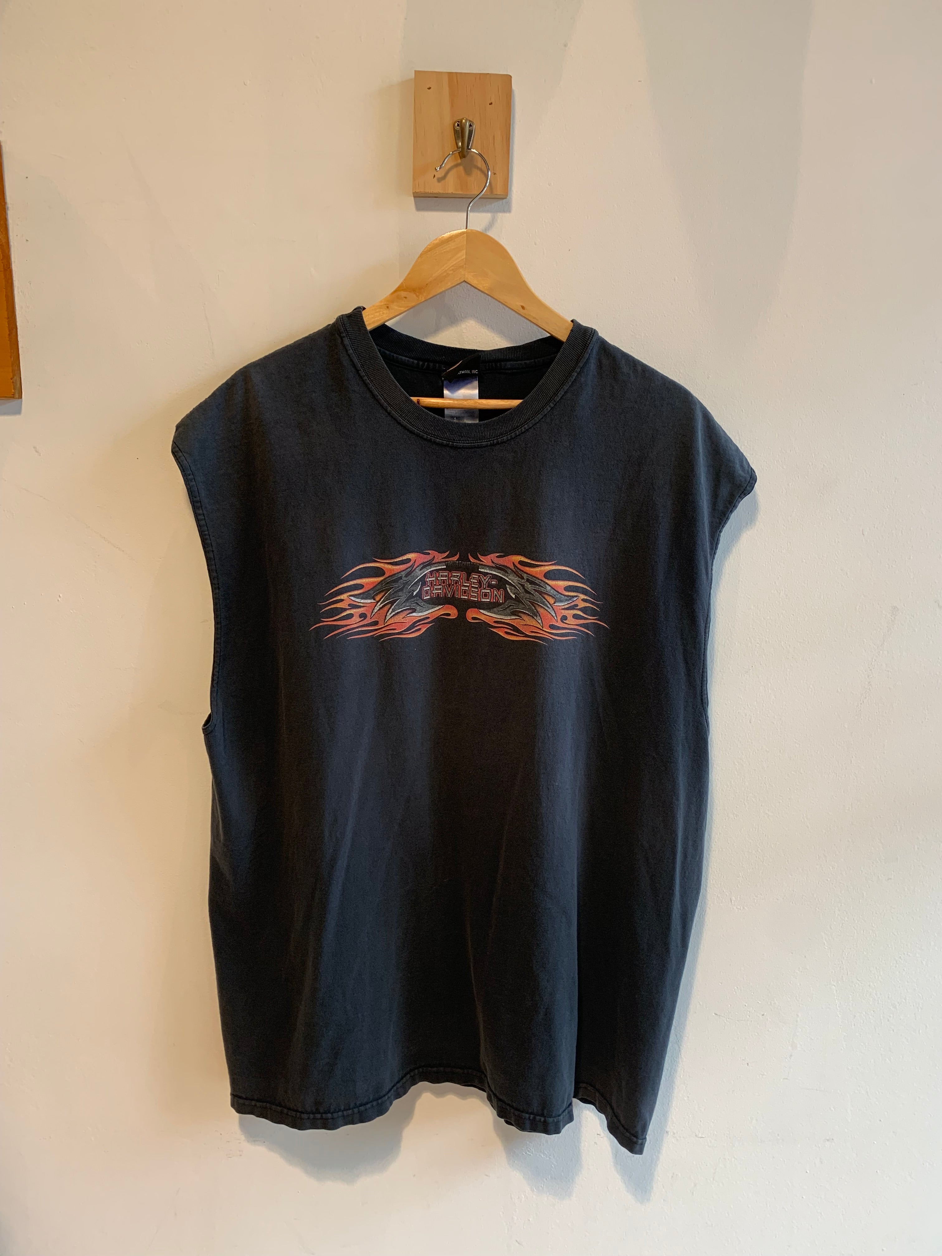 Vintage Harley Davidson Cut Off Tee