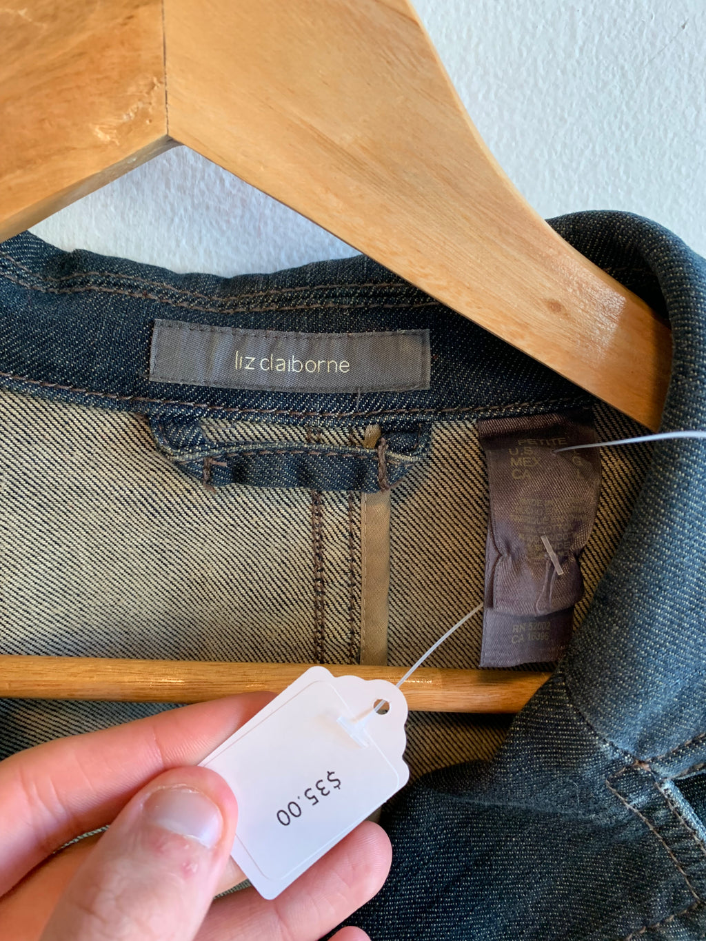 Vintage Liz Claiborne Denim Blazer