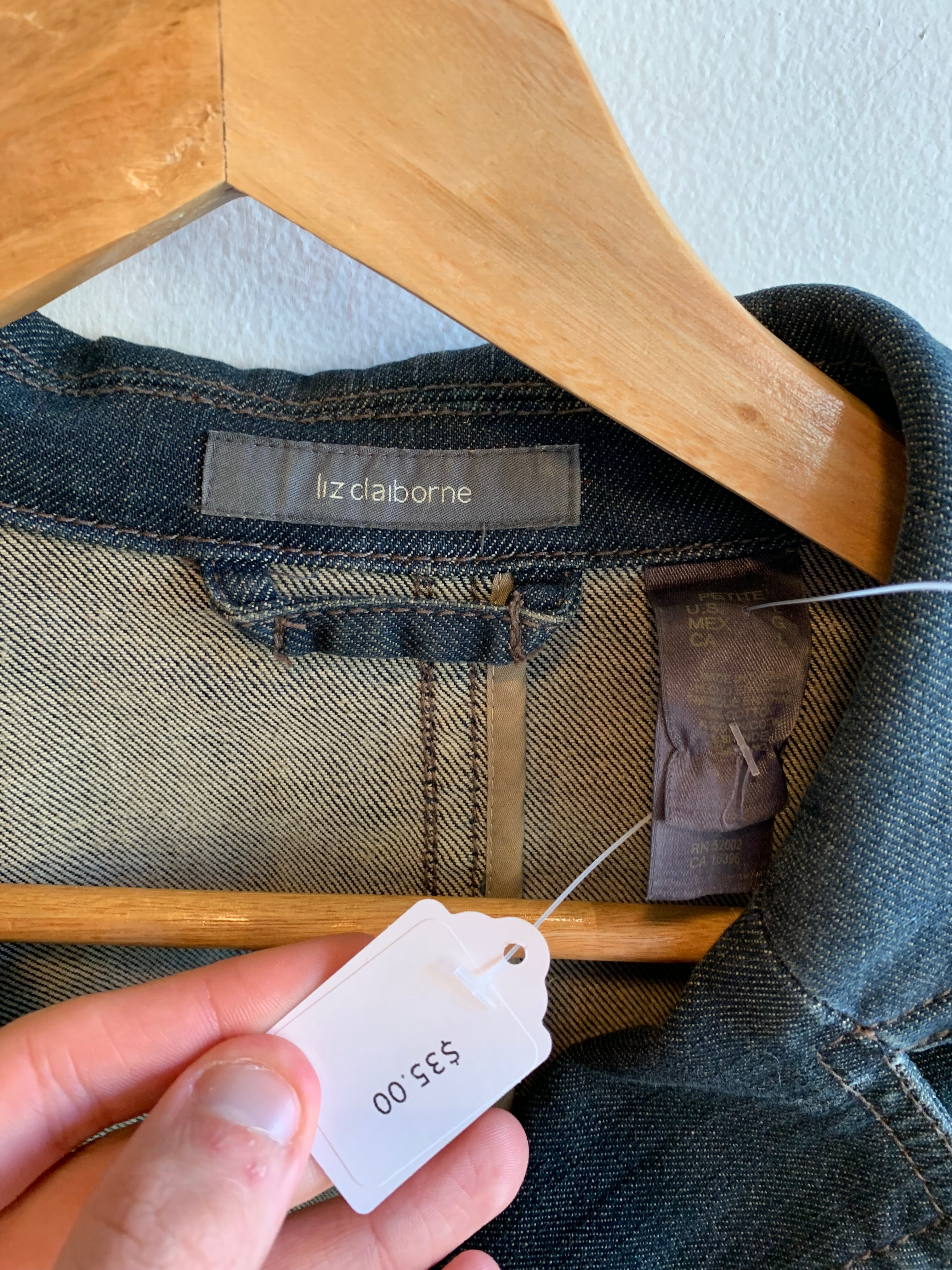 Vintage Liz Claiborne Denim Blazer