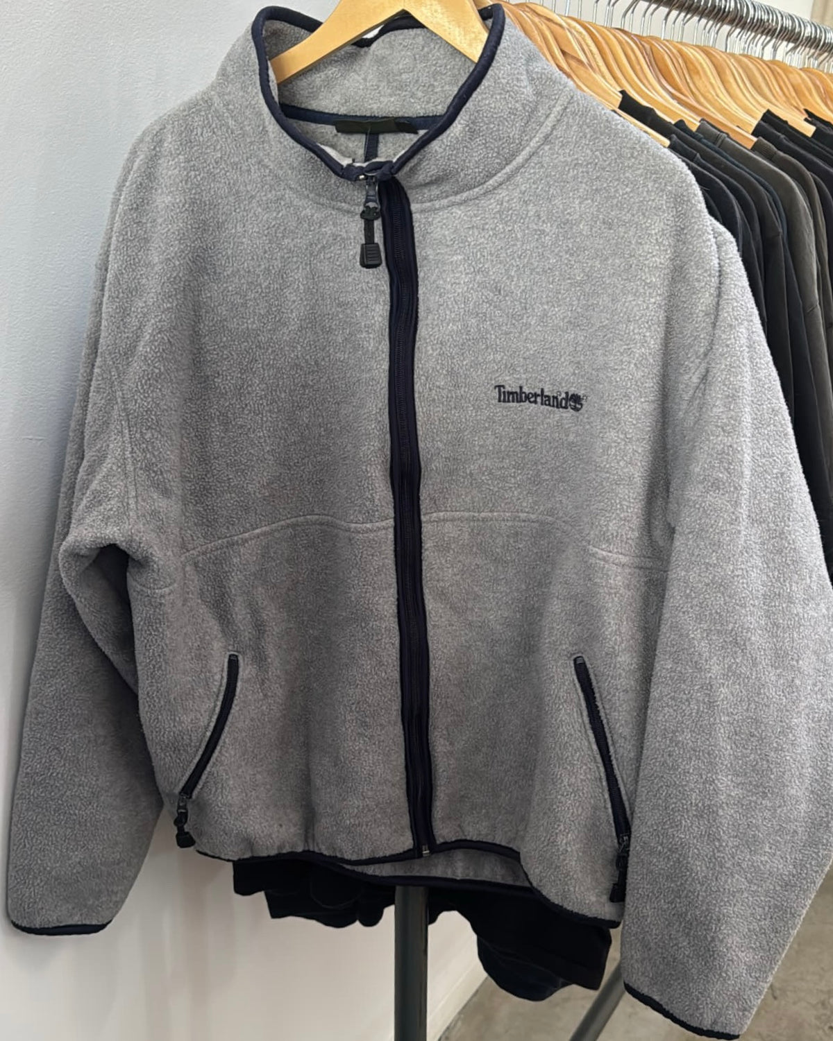 90s timberland fleece jacket